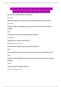 AUTOCAD- WEEK 2 EXAM QUESTIONS WITH 100&percnt; ACCURATE ANSWERS