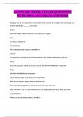 AUTOCAD- WEEK 3 EXAM QUESTIONS WITH 100&percnt; ACCURATE ANSWERS