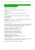 CHEM 238 COMPREHENIVE EXAM 2025&sol;2026 QUESTIONS AND SOLUTIONS MARKED A&plus;