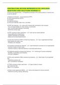 CONTRACTING OFFICER REPRESENTATIVE 2025&sol;2026 QUESTIONS AND SOLUTIONS MARKED A&plus;