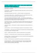 COURSE CAREERS EXAMS SCRIPT 2025&sol;2026 QUESTIONS AND SOLUTIONS MARKED A&plus;