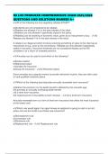 MI LIFE PRODUCER COMPREHENSIVE EXAM 2025&sol;2026 QUESTIONS AND SOLUTIONS MARKED A&plus;