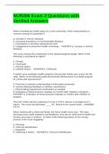 NUR206 Exam 2 Questions with Verified Answers