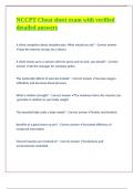 NCCPT Cheat sheet exam with verified detailed answers