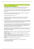 MKT 315 COMPREHENSIVE EXAM 2025&sol;2026 QUESTIONS AND SOLUTIONS MARKED A&plus;
