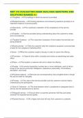 MKT 315 EVALUATION EXAM 2025&sol;2026 QUESTIONS AND SOLUTIONS MARKED A&plus;