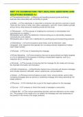 MKT 315 EXAMINATION TEST 2025&sol;2026 QUESTIONS AND SOLUTIONS MARKED A&plus;