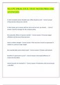 NCCPT PRACTICE TEST WITH PRECISE ANSWERS
