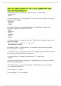 MKT 315 PRACTICE EXAM 2025&sol;2026 QUESTIONS AND SOLUTIONS MARKED A&plus;