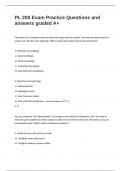 PL 200 Exam Practice Questions and answers graded A&plus;