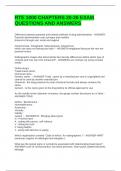 RTE 1000 CHAPTERS 20-26 EXAM QUESTIONS AND ANSWERS