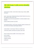 NR 320 Exam 1 with correct detailed solutions