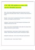 CSU NR 320 midterm exam with correct detailed answers