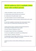 NR320 midterm &lpar;ALL&rpar; multiple choice exam with verified answers