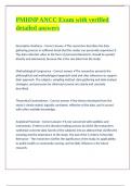 PMHNP ANCC Exam with verified detailed answers