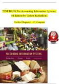 Accounting information systems 2nd edition richardson test bank