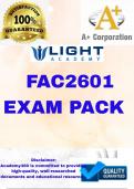 FAC2601 LATEST EXAM PACK 2025 &lbrace;DETAILED QUESTIONS AND ANSWERS&rcub;