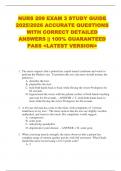 NURS 209 EXAM 3 STUDY GUIDE  2025&sol;2026 ACCURATE QUESTIONS  WITH CORRECT DETAILED  ANSWERS &vert;&vert; 100&percnt; GUARANTEED  PASS <LATEST VERSION> 