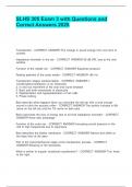 SLHS 305 Exam 3 with Questions and Correct Answers 2025&period;