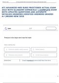 ATI ADVANCED MED SURG PROCTORED ACTUAL EXAM  2023 WITH GLASGOW COMASCALE COMPLETE EXAM  WITH UPDATED QUESTIONS AND ACCURATE  DETAILED ANSWERSVERIFIED ANSWERS GRADED  A&plus;BRAND NEW 2025