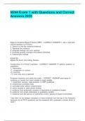N244 Exam 1 with Questions and Correct Answers 2025&period;