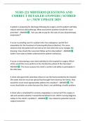 NURS 221 MIDTERM QUESTIONS AND CORRECT DETAILED ANSWERS &vert; SCORED A&plus; &vert; NEW UPDATE 2025 
