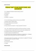 FISDAP EMT EXAM QUESTIONS AND  ANSWERS 