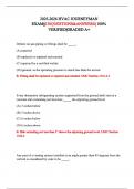 2025-2026 HVAC JOURNEYMAN EXAM&vert;&vert;130QUESTIONS&ANSWERS&vert; 100&percnt; VERIFIED&vert;GRADED A&plus;