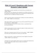 PGA 3&period;0 Level 2 Questions with Correct Answers Latest Update