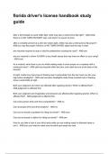florida driver's license handbook study guide NEWEST 2025&sol;2026 ACTUAL COMPLETE QUESTIONS AND CORRECT DETAILED ANSWERS &lpar;VERIFIED ANSWERS&rpar; &vert;ALREADY GRADED A&plus;