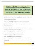 ND Board of Cosmetology Laws&comma; Rules & Regulations Full Study Guide Exam 2025 Questions and Answers