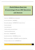 North Dakota State Board of Cosmetology Bundled Exams 2025 Questions and Answers 