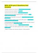 WGU d219 quiz 2 Questions And Answers