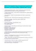   WGU D184 Standard-Based Assessment Exam&vert;Actual Questions and Answers&vert;&vert;New Update&vert;100&percnt; Correct