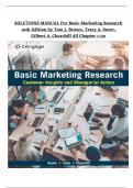 Solutions Manual For Basic Marketing Research 10th Edition by Tom J&period; Brown&comma; Tracy A&period; Suter&comma; Gilbert A&period; Churchill All Chapters 1-20 Complete Latest Newest Guide