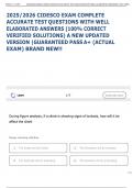 2025&sol;2026 CIDESCO EXAM COMPLETE  ACCURATE TEST QUESTIONS WITH WELL  ELABORATED ANSWERS &lpar;100&percnt; CORRECT  VERIFIED SOLUTIONS&rpar; A NEW UPDATED  VERSION &vert;GUARANTEED PASS A&plus; &lpar;ACTUAL  EXAM&rpar; BRAND NEW&excl;&excl;