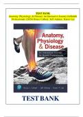 Test Bank for Anatomy&comma; Physiology&comma; & Disease&colon; An Interactive Journey for Health Professionals 3rd Edition by Colbert&comma;ISBN&semi; 9780134876368 All Chapters Covered &vert; Complete Guide A&plus;&period;
