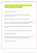 CEECEE-1997-SUPERVISOR IAHSS EXAM WITH VERIFIED ANSWERS