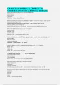 CR-42 EXAM WITH ALL CORRECT & VERIFIED ANSWERS &lpar;UPDATED TO PASS&rpar;