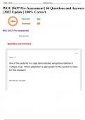 WGU D637 Pre-Assessment &vert; 66 Questions and Answers &vert; 2025 Update &vert; 100&percnt; Correct&period;