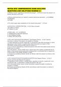 NHTSA SFST COMPREHNSIVE EXAM 2025&sol;2026 QUESTIONS AND SOLUTIONS MARKED A&plus;
