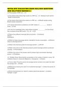 NHTSA SFST EVALUATION EXAM 2025&sol;2026 QUESTIONS AND SOLUTIONS MARKED A&plus;