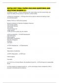 NHTSA SFST FINAL PAPER 2025&sol;2026 QUESTIONS AND SOLUTIONS MARKED A&plus;