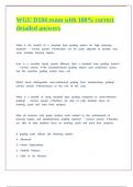 WGU D184 exam with 100&percnt; correct detailed answers