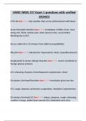 UWEC NRSG 317 Exam 1 questions with verified answers&period;d