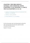 CHAPTER 1 THE FIRE SERVICE GENERAL AND COMMUNICATIONS &lpar;CHAPTER 1&comma; 4&comma; 22&rpar;&comma; CHAPTER 1&comma; 4&comma; AND 22&comma; TEST 2 &lpar;CHAPTER-S 2&comma; 9&comma; 11&comma; 12&rpar; QUESTIONS AND VERIFIED ANSWERS &vert; GRADE A &vert; 100&percnt; CORRECT &lpar;NEWEST 2025 &sol; 2026 UPDATE&rpar;&period;