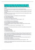 PEARSON VUE TEXAS LIFE AND HEALTH TEST PAPER 2025&sol;2026 QUESTIONS AND SOLUTIONS MARKED A&plus;