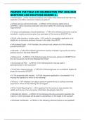 PEARSON VUE TEXAS LIFE EXAMINATION TEST 2025&sol;2026 QUESTIONS AND SOLUTIONS MARKED A&plus;