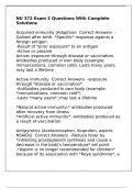 NU 372 Exam 2 Questions With Complete Solutions