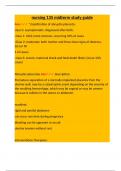 nursing 135 midterm study guide